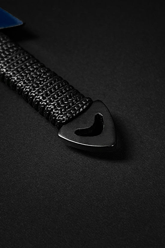 Falcon 6 PC Blue Throwing Knives Set featuring ergonomic black handles and sharp blades