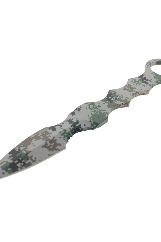 Falcon Camouflage Tactical Knife with a sleek design and a comfortable handle for outdoor use