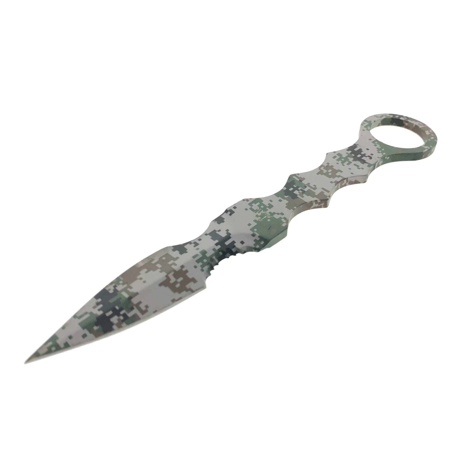 Falcon Camouflage Tactical Knife with a sleek design and a comfortable handle for outdoor use