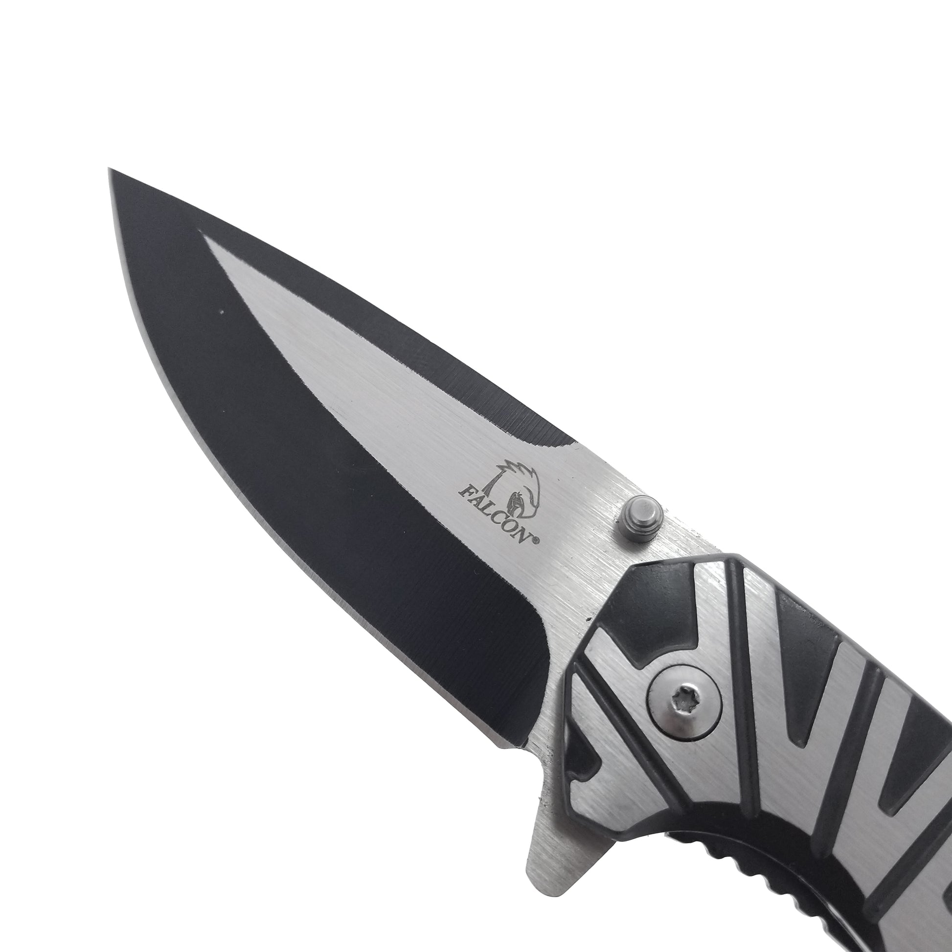 Falcon EDC Spring Assisted Pocket Knife with sleek blade design and ergonomic handle