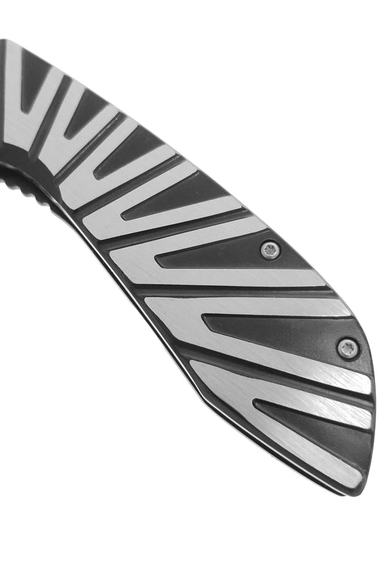 Falcon EDC Spring Assisted Pocket Knife with a sleek, textured handle for a secure grip