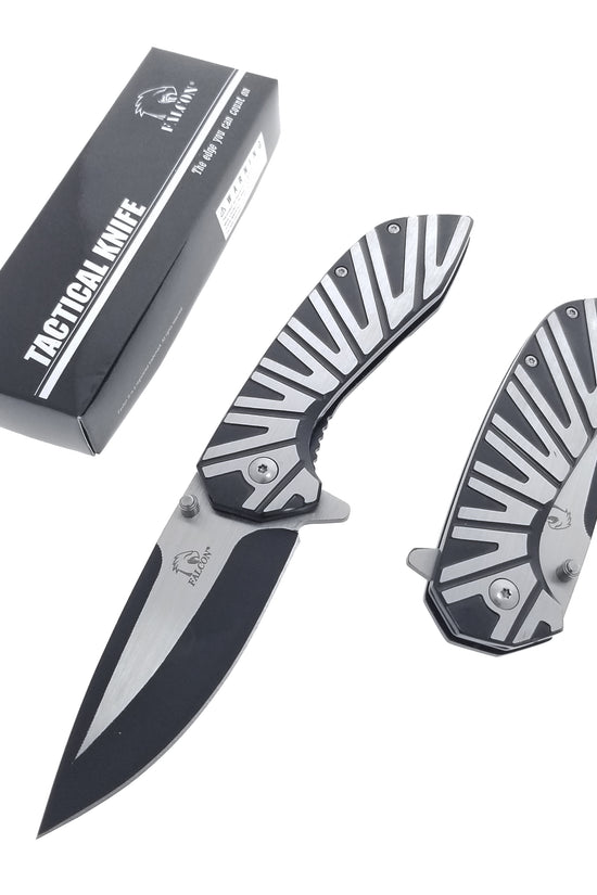 Falcon EDC Spring Assisted Pocket Knife with sleek design and durable blade for everyday carry