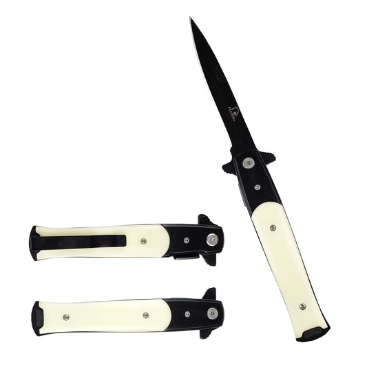 Falcon Ivory Spring Assisted Pocket Knife with sleek design and durable blade for everyday use