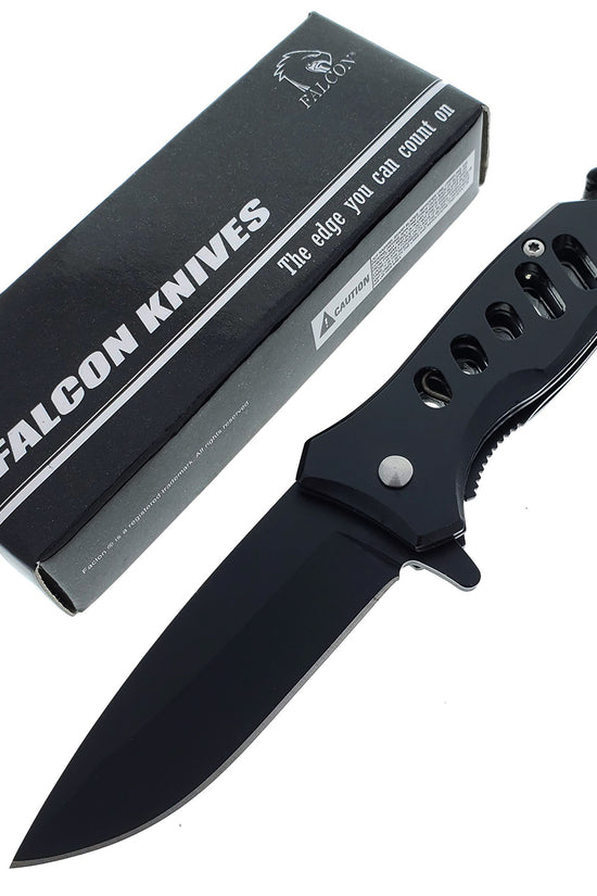 Guild Arms EDC Spring assisted knife with black blade and stylish handle design for everyday use