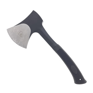 Falcon Survival Axe with Firestarter featuring a durable steel blade and ergonomic handle