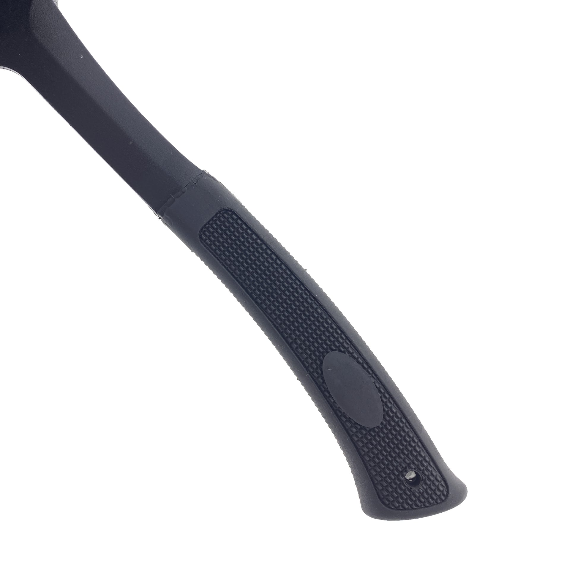 Falcon Survival Axe with Firestarter featuring a durable black blade and textured handle for improved grip