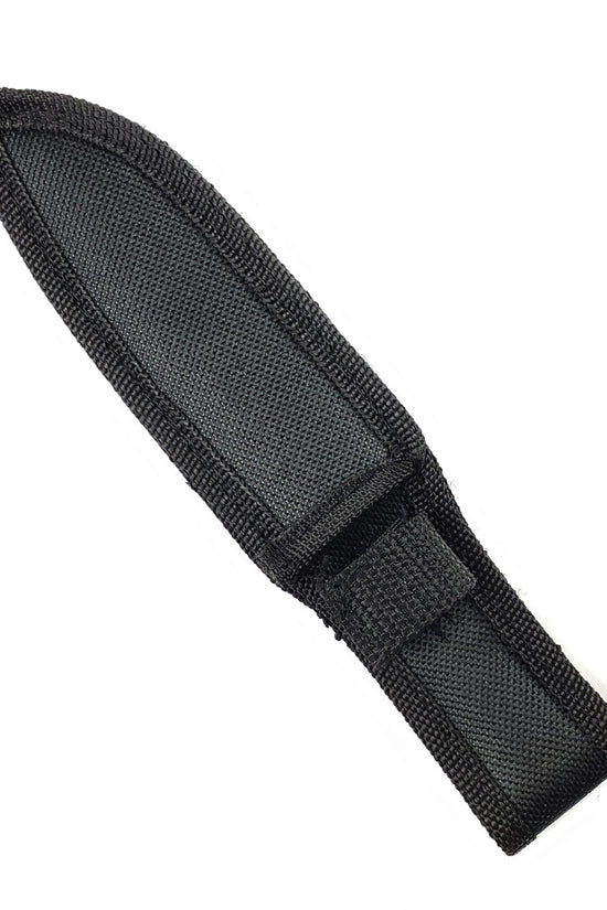 Falcon Tactical Knives W/ Purple Galaxy Coating Blade in a sleek black sheath for outdoor use