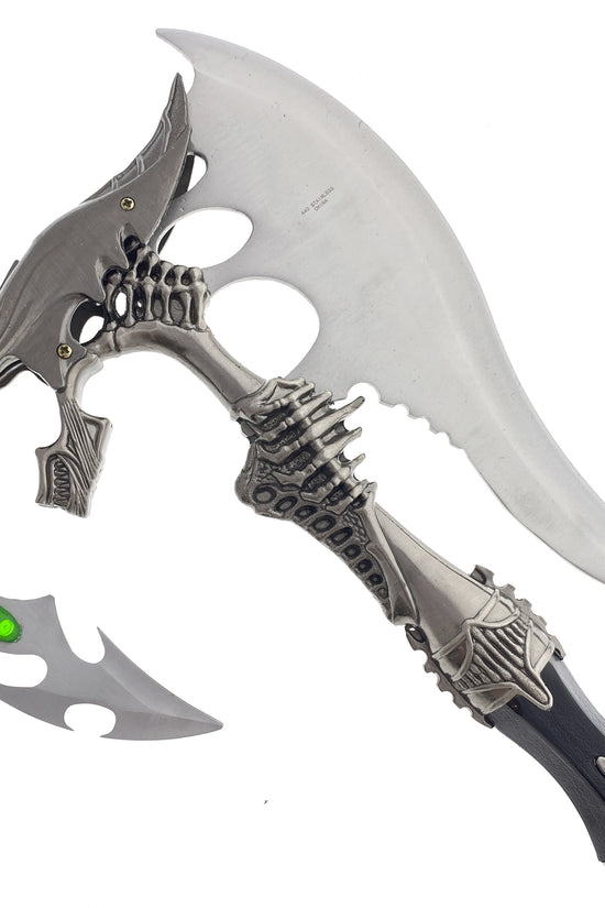Guild Arms Fantasy Axe with Detachable Claw Dagger featuring a unique and intricate design