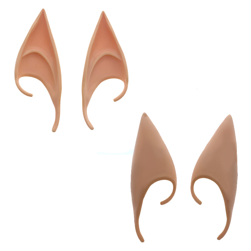 Guild Arms latex elf ears for cosplay realistic flesh tone pointed ear tips pair wearable over ears