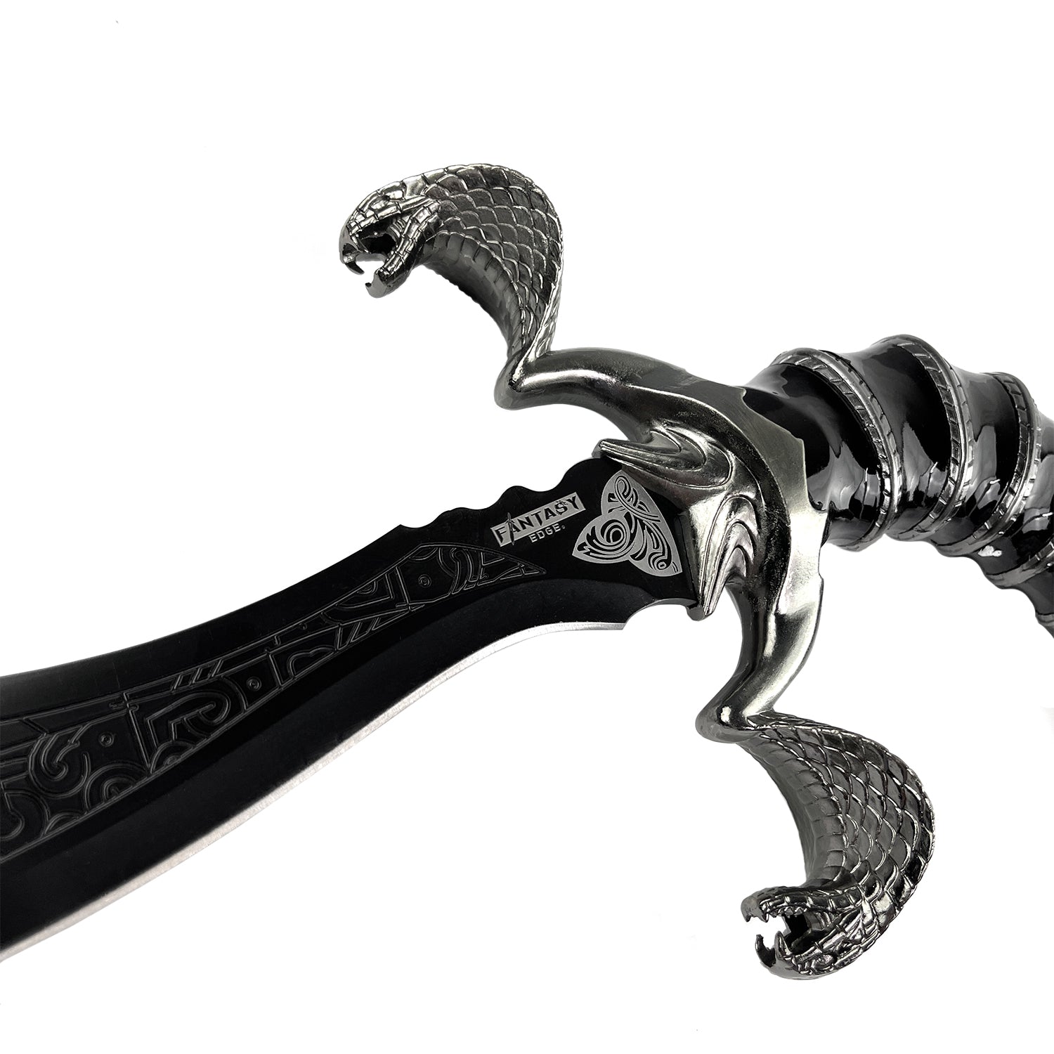Fantasy Edge 12" Scorpion Dagger Curved Blade Scorpion Dagger W/ Stand with detailed scorpion handle design