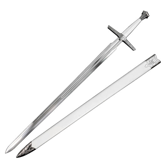 Guild Arms Fantasy Medieval Sword with intricate detailing and polished blade for collectors and reenactors