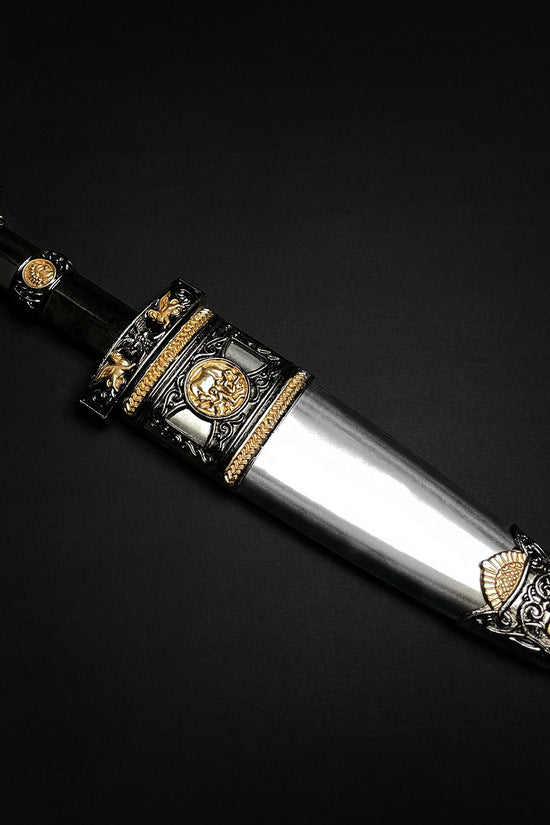 Exquisite Fantasy Edge fantasy roman dagger for sale with ornate details and a polished blade