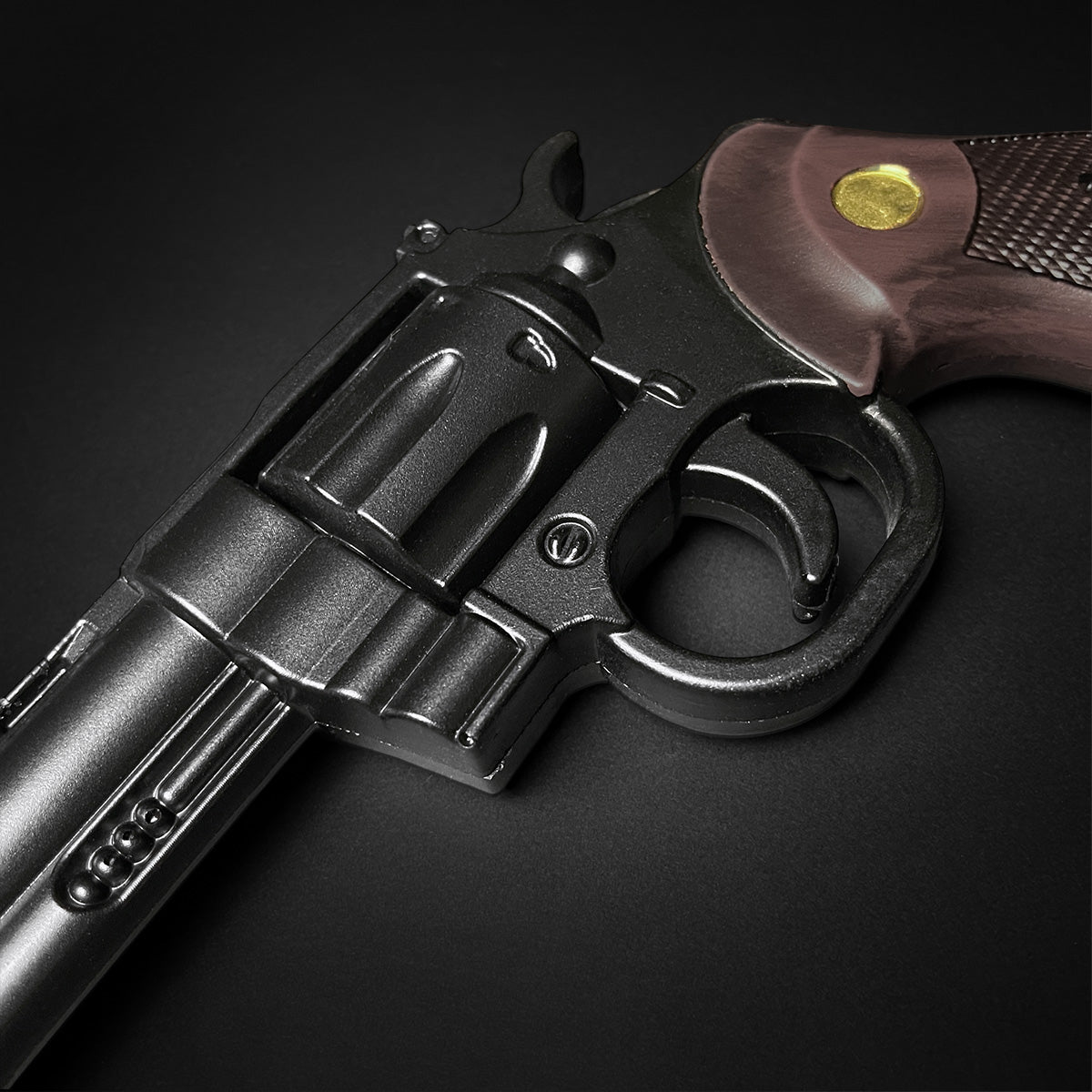 Guild Arms Foam Cosplay Revolver Gun with realistic detailing and smooth finish for costume enthusiasts
