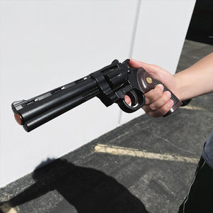 Guild Arms Foam Cosplay Revolver Gun held in hand, perfect for anime-themed costumes and events
