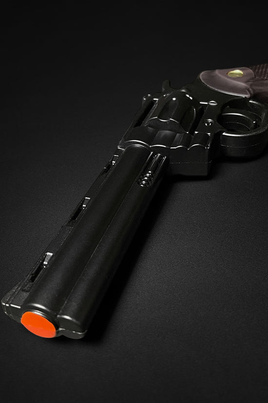 Guild Arms Foam Cosplay Revolver Gun with Realistic Design and Orange Tip for Safe Play