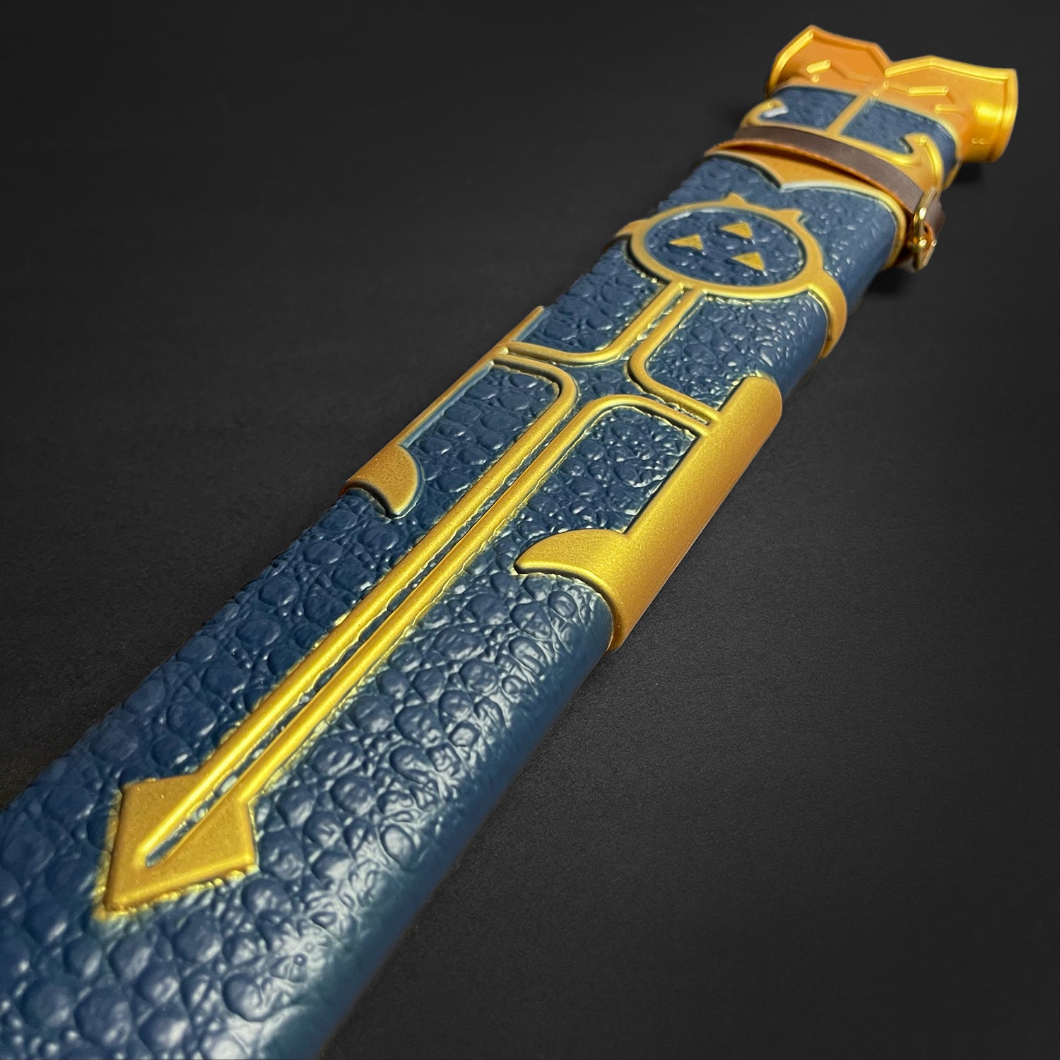 Guild Arms Foam Cosplay Sword with detailed blue and gold design for costume enthusiasts