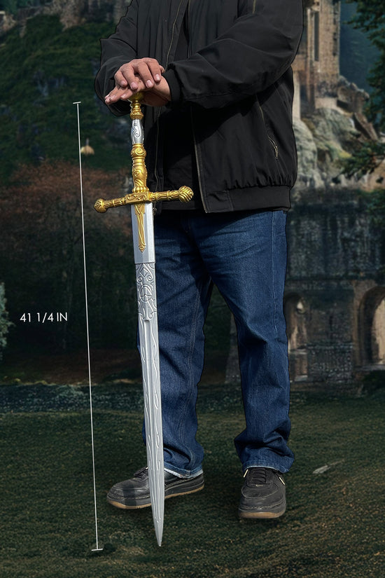 Guild Arms Foam Elden Medieval Sword with Detailed Design, Perfect for Cosplay and Play