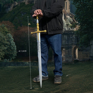 Guild Arms Foam Elden Medieval Sword with Detailed Design, Perfect for Cosplay and Play