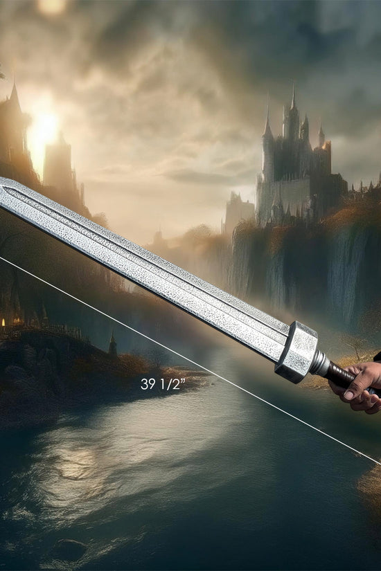 Guild Arms Foam Elden Sword measuring 39 1/2 inches, perfect for cosplay and imaginative play
