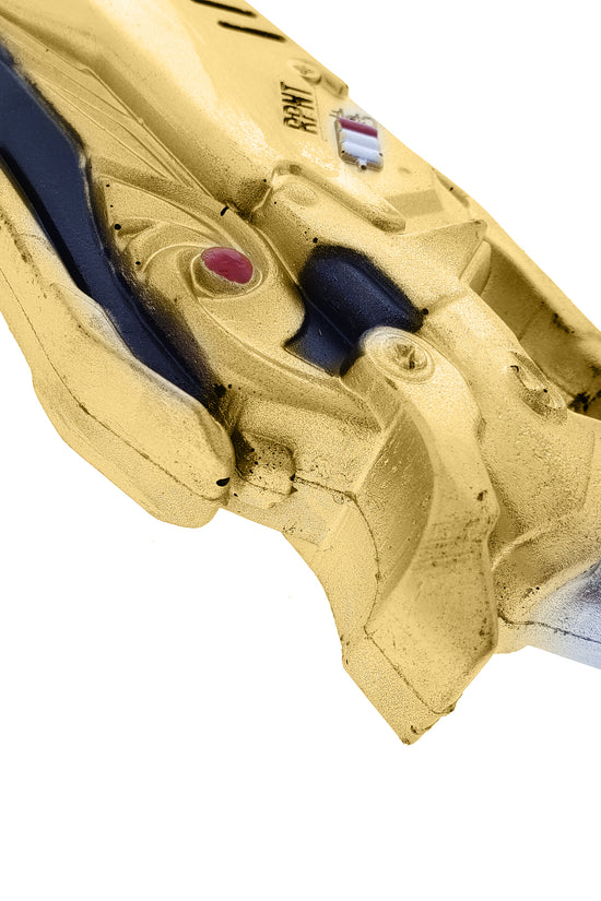 Foam Gold Decorative Gun FPS Game by Guild Arms with realistic design for cosplay and decoration