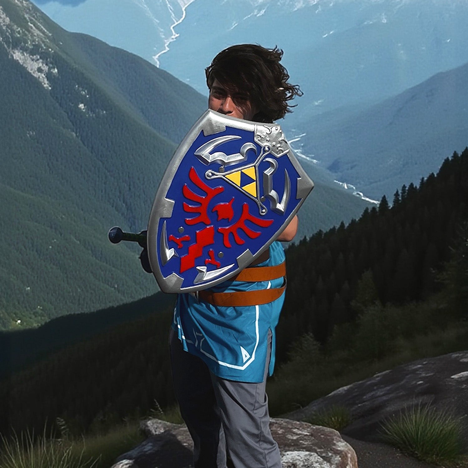 Guild Arms Foam Heroic Fantasy Shield with Colorful Design for Cosplay and Play