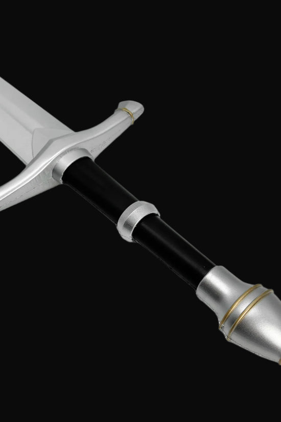 Guild Arms Foam Medieval Sword with Silver Blade and Detailed Hilt for Safe Play