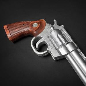 Guild Arms Anime Foam Gun lightweight silver revolver with brown grip foam revolver prop for cosplay
