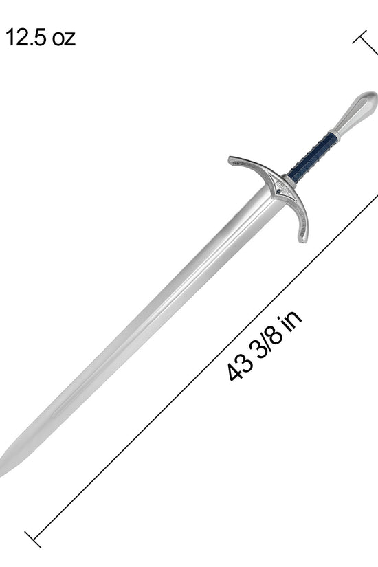 Guild Arms foam Ring Medieval sword with a silver blade and sturdy grip for safe play