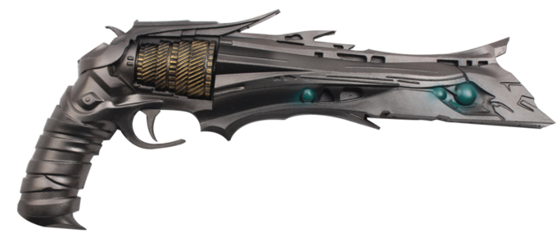 Guild Arms Foam Sci-Fi Cosplay Revolver with detailed design and unique features for costume enthusiasts