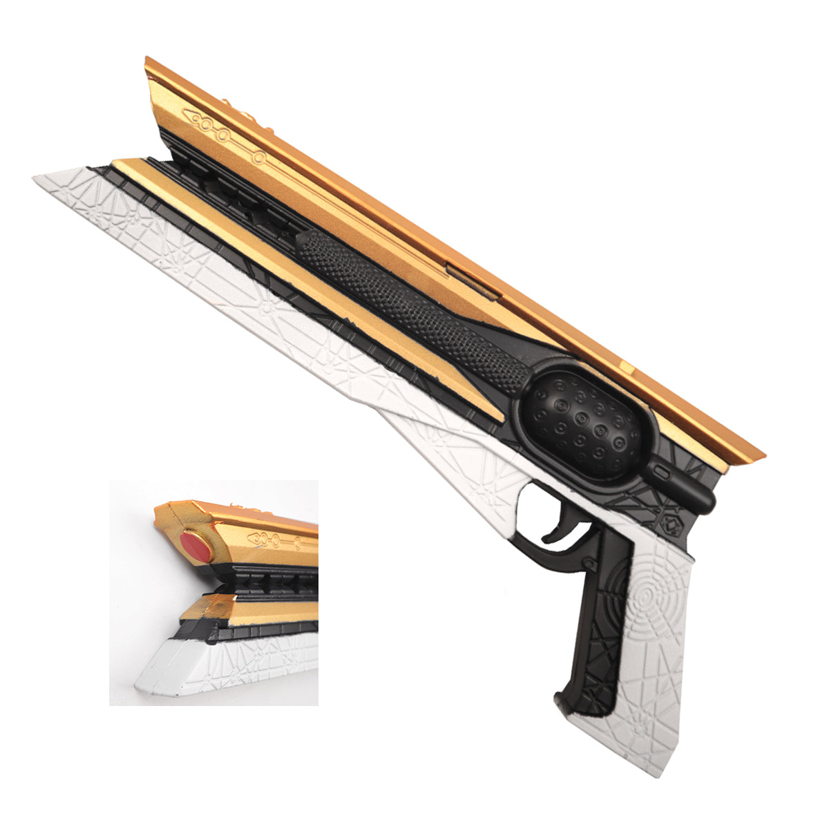 Guild Arms Foam Sci-Fi Revolver with Detailed Design and Unique Color Scheme for Cosplay and Play