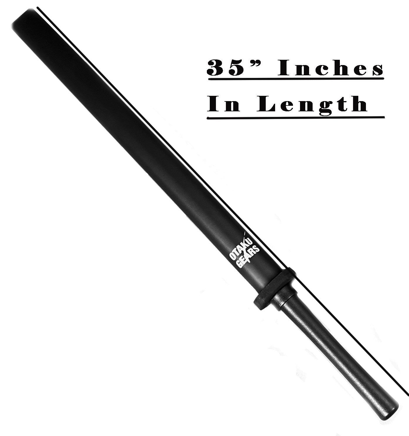 35" Black Foam Bokken Samurai Sword