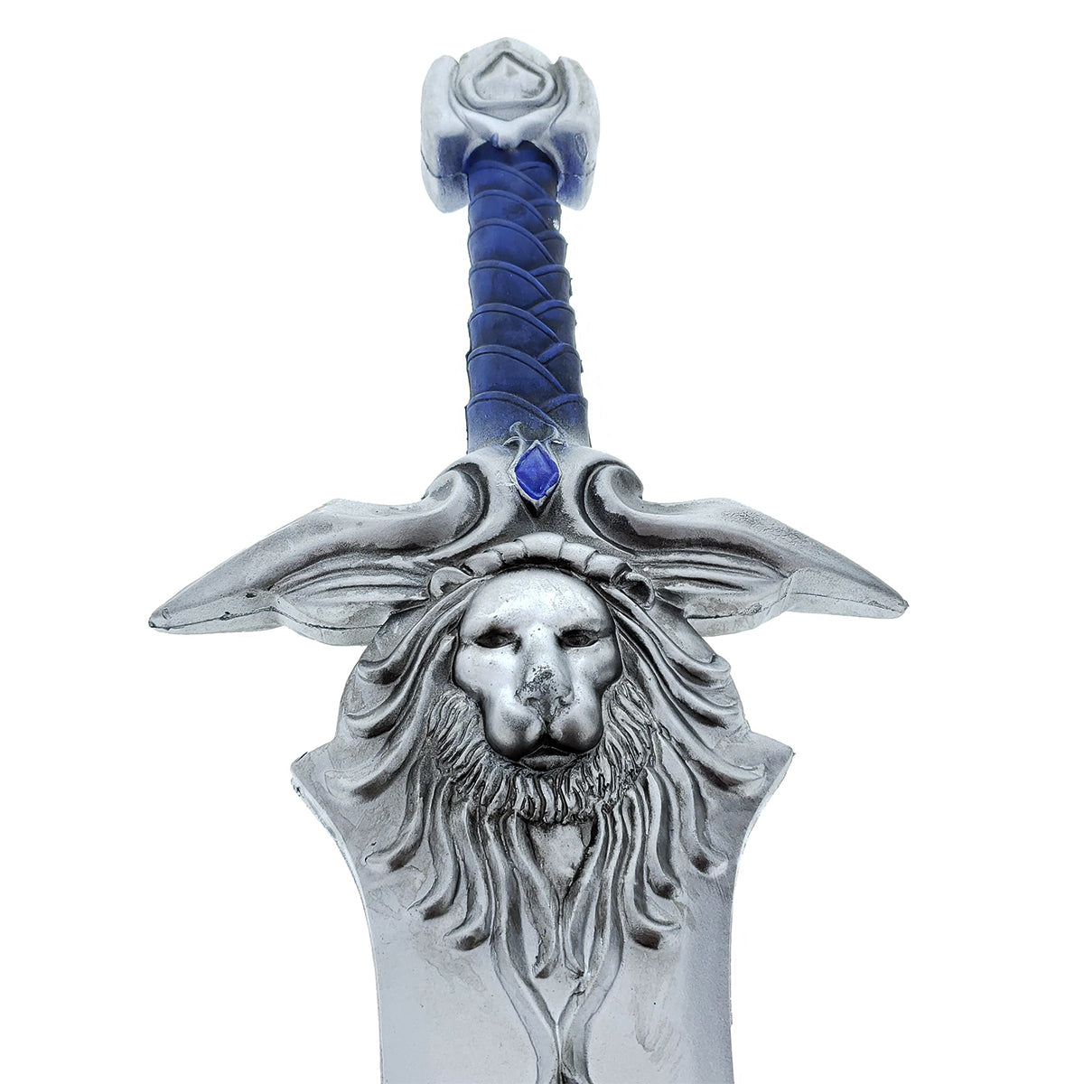 Guards of Royal Family Sword - Lion Head Alliance Royal Guard Sword with detailed lion head design and blue accents