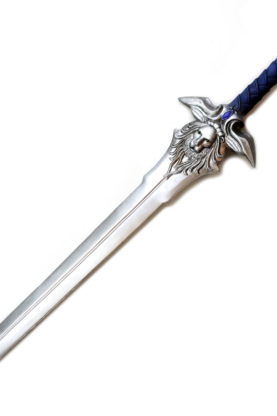 Guards of Royal Family Sword - Lion Head Alliance Royal Guard Sword with detailed hilt and silver blade