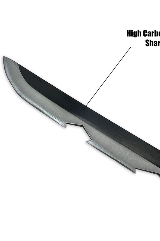 Hand-Forged Demon Anime Sword with a high carbon steel sharp blade for collectors and enthusiasts