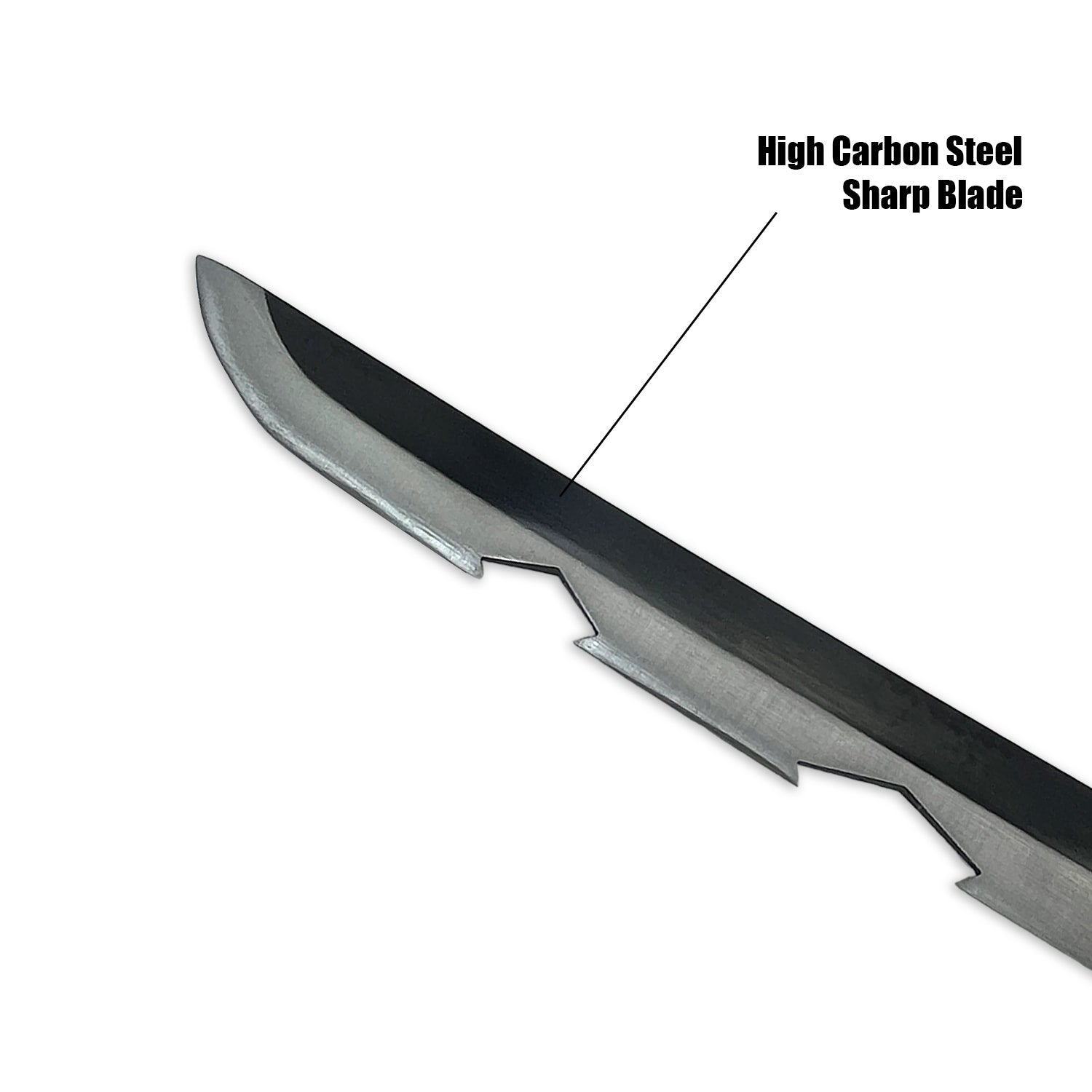 Hand-Forged Demon Anime Sword with a high carbon steel sharp blade for collectors and enthusiasts