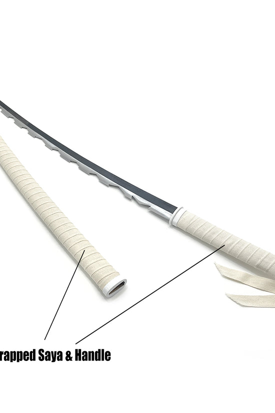 Guild Arms Hand-Forged Demon Anime Sword with Wrapped Saya and Handle for collectors and fans