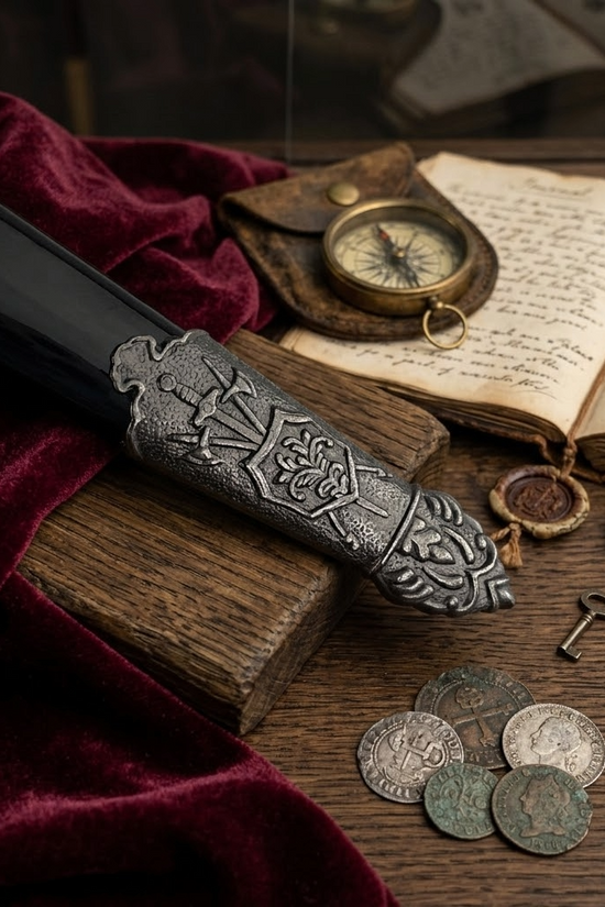Fantasy Edge 13 1/2" Renaissance Dagger Knights Templar