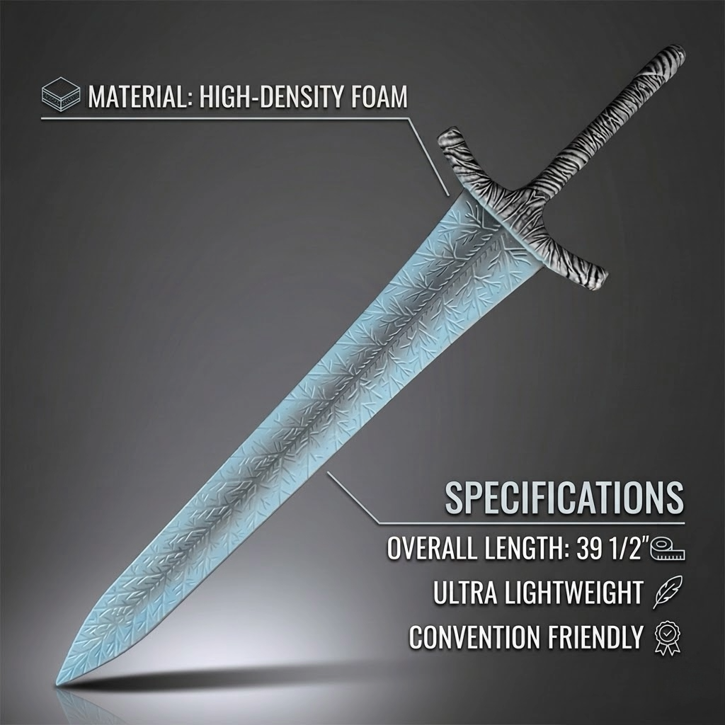 39 1/2" Foam Moon Great Sword
