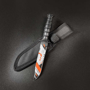 Falcon Karambit and hunting knives set featuring a sleek blade and durable handle with a protective sheath