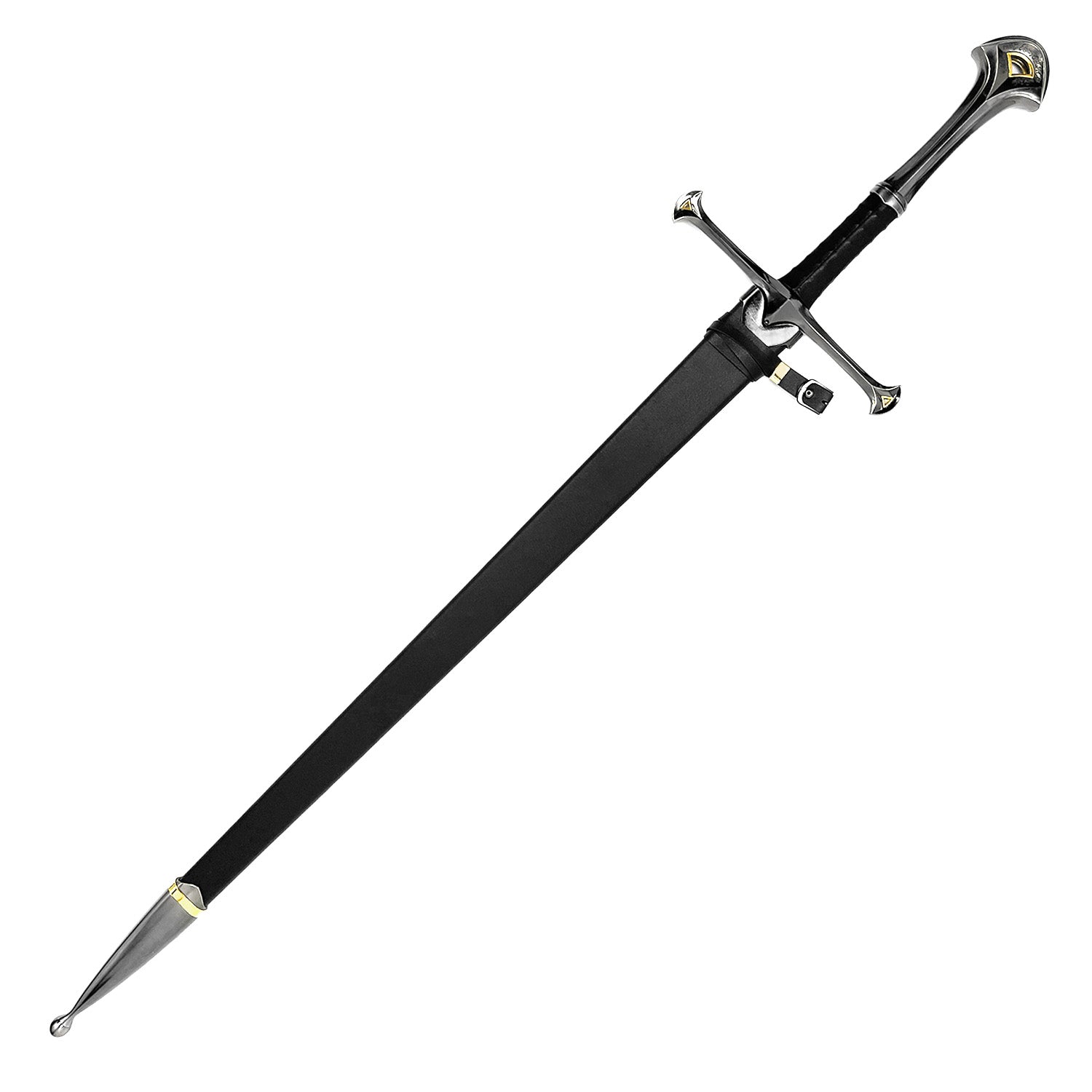 Guild Arms King's Medieval Sword LARP with an elegant design and detailed hilt for live-action role play