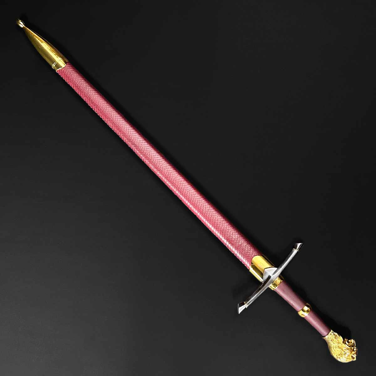 Knight's Collection 'Chimera' Medieval Sword with ornate guard and detailed handle design