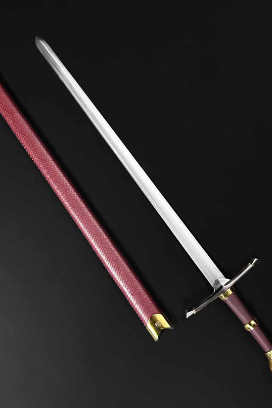 Knight's Collection 'Chimera' Medieval Sword with a sleek blade and ornate handle in elegant design