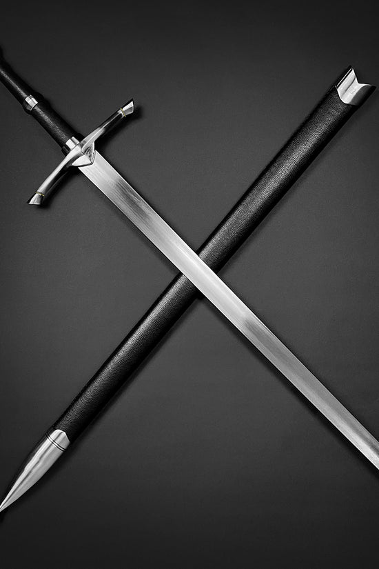 Guild Arms medieval knight one hand sword for sale with a polished blade and detailed grip