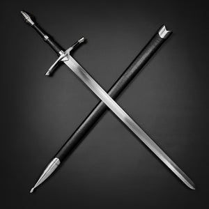 Guild Arms medieval knight one hand sword for sale with a polished blade and detailed grip
