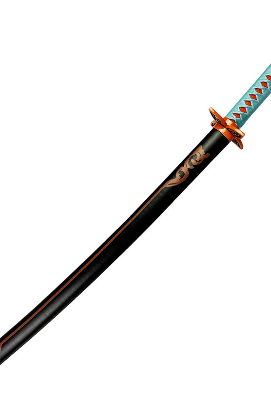 Guild Arms Metal Anime Demon Sword with intricate designs and colorful handle