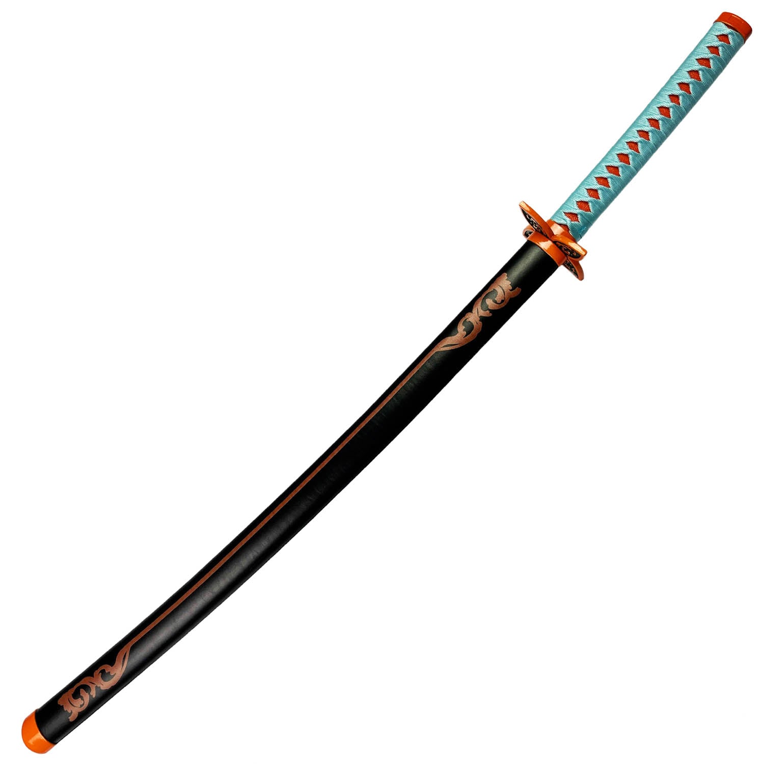 Guild Arms Metal Anime Demon Sword with intricate designs and colorful handle