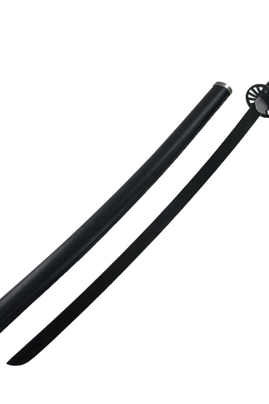 Guild Arms Metal Anime Demon Sword with a sleek black blade and intricate hilt design