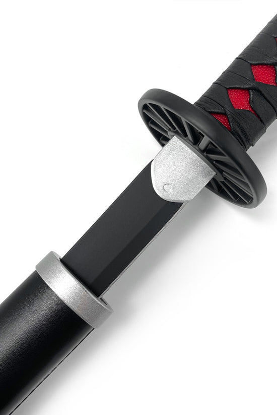 Guild Arms Metal Anime Demon Sword with detailed hilt and black blade for collectors and fans