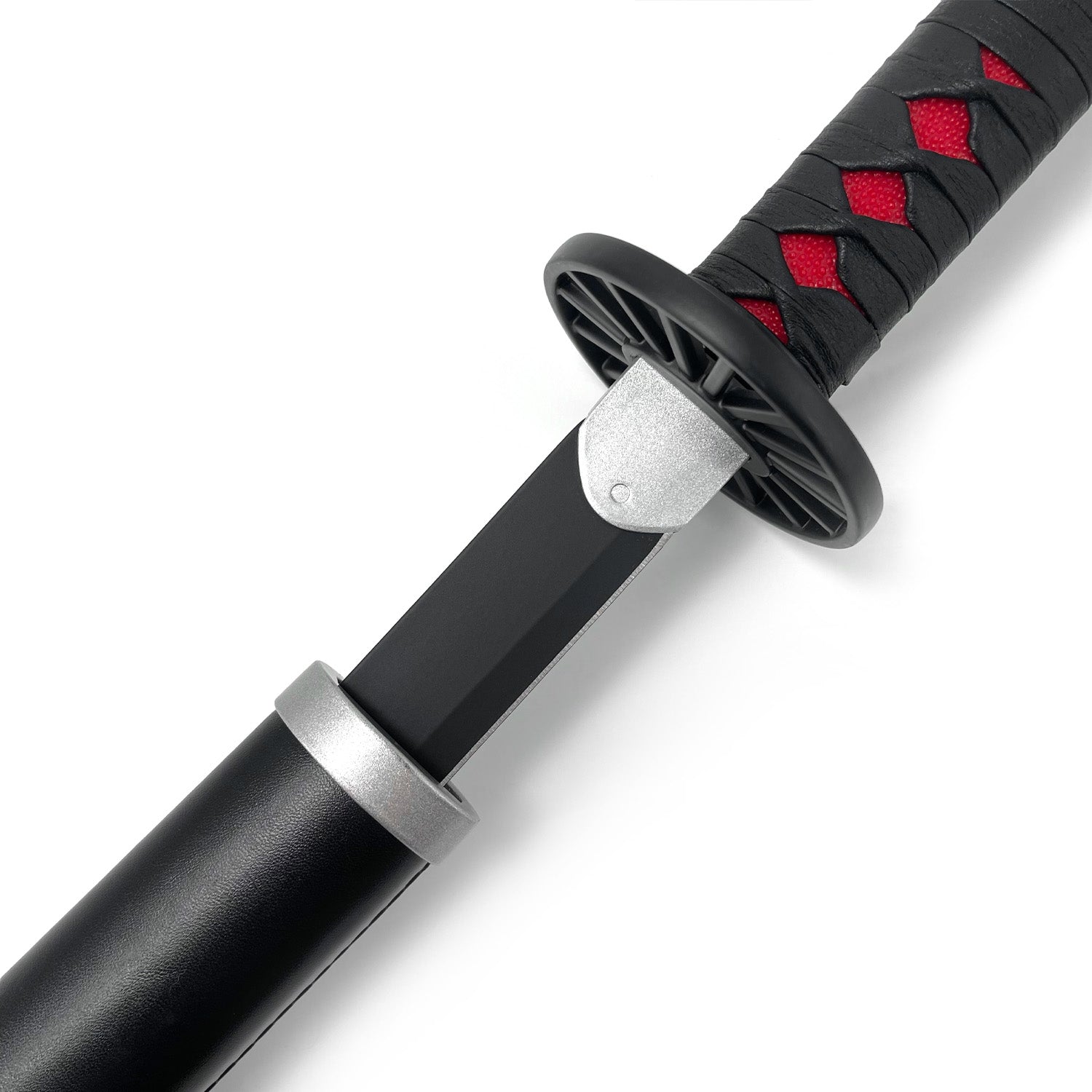 Guild Arms Metal Anime Demon Sword with detailed hilt and black blade for collectors and fans