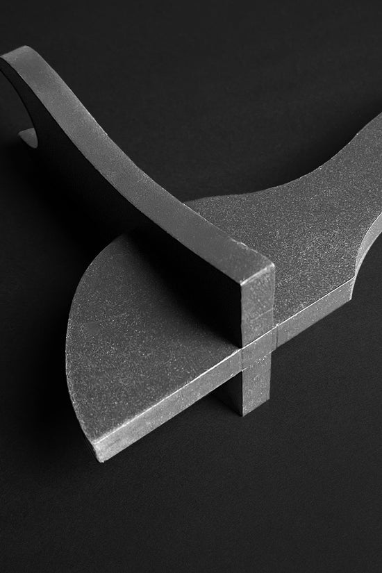 Musha Single Sword Display Stand in sleek black design for showcasing your sword collection